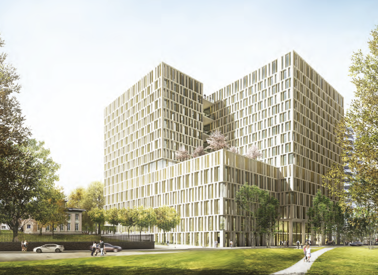 Universitätsspital Bern Inselspital Erster Neubau (Baufeld 12 aus dem Masterplan) mit dem Schweizerischen Herz- und Gefässzentrum