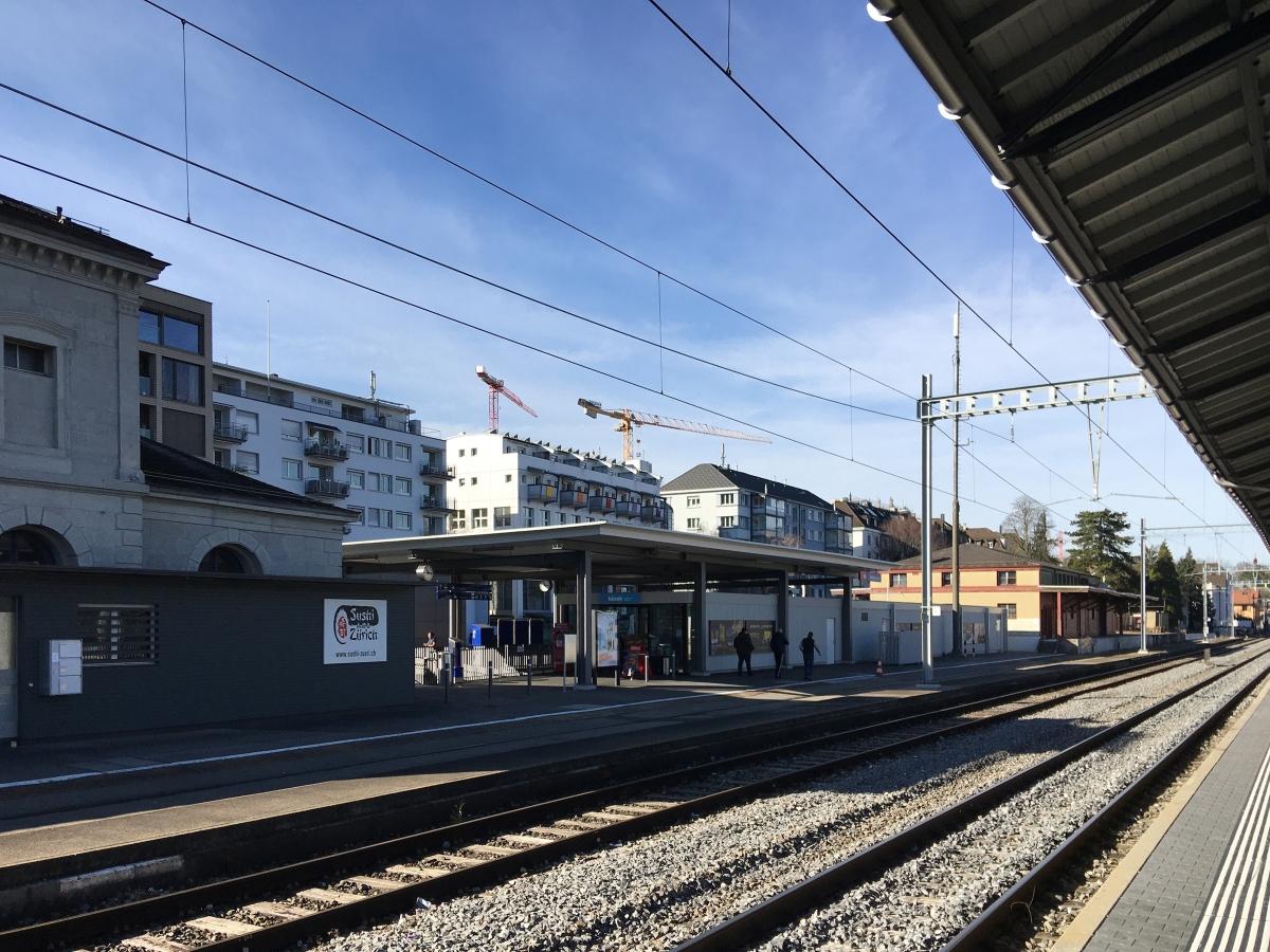 Bahnhofsareal Zürich Wollishofen