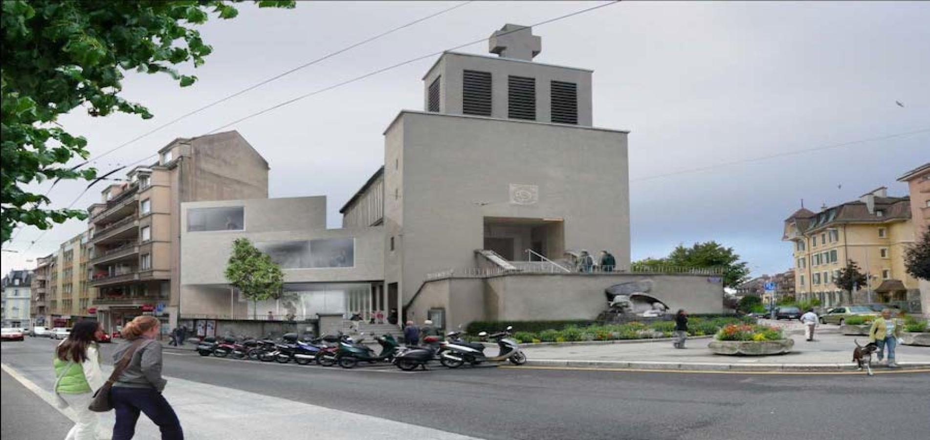 Maison de quartier de la Pontaise - Temple de St-Luc - Rénovation et réaffectation en maison de quartier