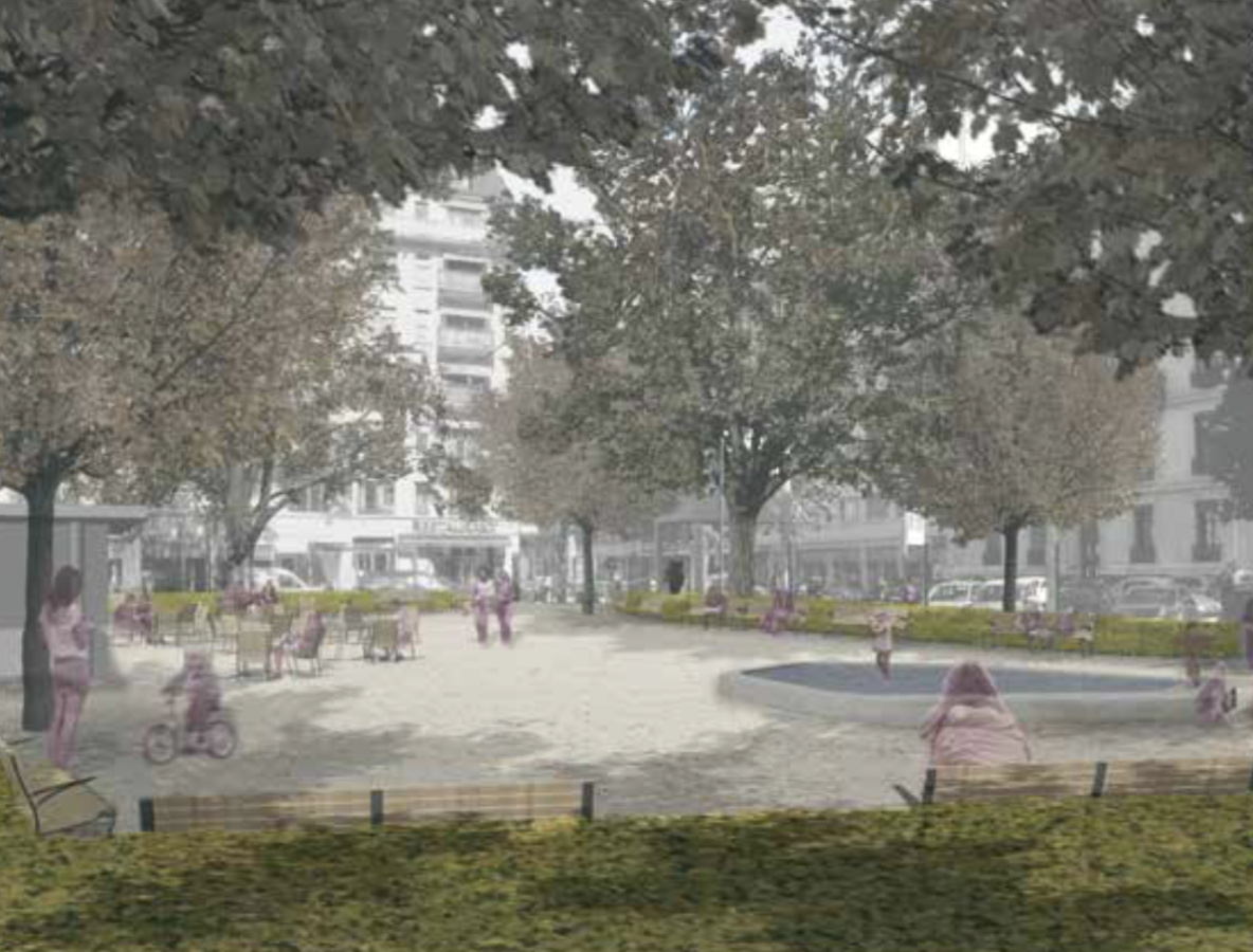 Concours d’aménagement d’espaces publics, place des augustins, Genève