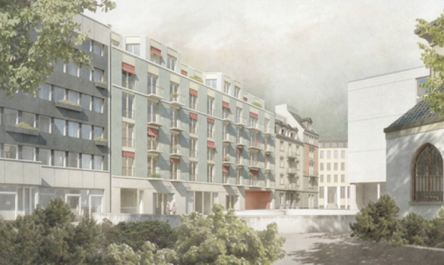 Neubau Alterswohnungen Werdgässchen, Zürich-Aussersihl