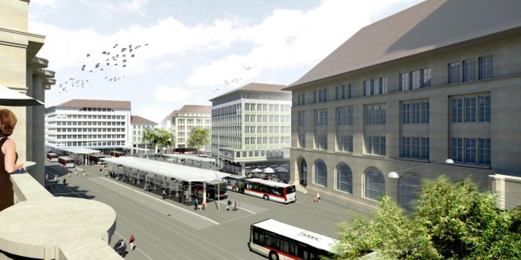 Bahnhofplatz St. Gallen, Aufwertung und Neugestaltung